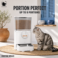 Comedero Automático para Gatos de 4L con Batería de Respaldo, Alimentación por USB-C en Caso de Corte de Energía, Programación de Comidas