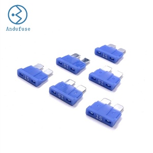 Fusible à lame en nylon ATC ATO 32V haute capacité de coupure 1-40A avec extracteur pour protection de circuit <span class=keywords><strong>automobile</strong></span>, camion, camping-car, bateau, marine - Product Image 1