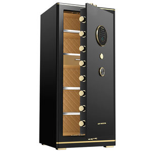 Caja Fuerte Electrónica de Lujo Color Marrón, Resistente, Anti-<span class=keywords><strong>Robo</strong></span>, con Revestimiento en Aerosol, Moderna, Simple, de Pared - Product Image 4