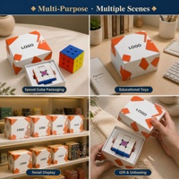 Boîte cadeau rigide en carton blanc avec couvercle et base, emballage personnalisé avec logo