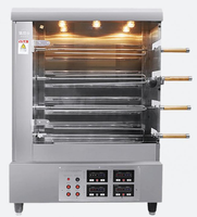 Armoire de rôtisserie commerciale nouveau gaz électrique en acier inoxydable pour restaurants magasins d'alimentation centres commerciaux pour magasins de poulet rôti