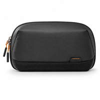 Sac de voyage pour accessoires électroniques en polyester durable Grande capacité Organisateur de câbles ouverts à 180 degrés Poids léger à la mode