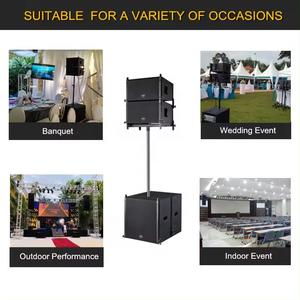 MORIN 10000w sistema de som para concertos ao ar livre, equipamento de som profissional de madeira compensada de bétula de alta potência, conjunto de matriz de linha - Product Image 5