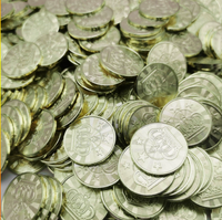 Poussoirs de jetons en laiton, fer, acier inoxydable, alliage de zinc pour jeux d'arcade électriques et distributeurs automatiques, en métal durable