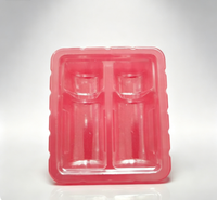Plateau en plastique PP pour flacons, vente en gros, pour flacons de bio-essences, réactifs liquides, plateau d'emballage personnalisé pour flacons de laboratoire et flacons de réactifs