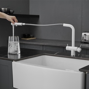 <span class=keywords><strong>Rubinetto</strong></span> da Cucina a 2 Funzioni con Doccetta Estraibile, Miscelatore per <span class=keywords><strong>Acqua</strong></span> Potabile e Purificata, <span class=keywords><strong>Rubinetto</strong></span> per Lavello a 3 Vie - Product Image 5