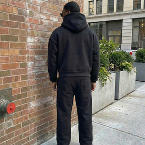 Conjuntos Deportivos para Hombre, Personalizados, de Alta Calidad, 450 Gsm, Algodón Grueso de Invierno, Conjuntos de Sudadera con Capucha para Hombre, Chándales Pesados para Hombre TKAN556 - Product Image 3