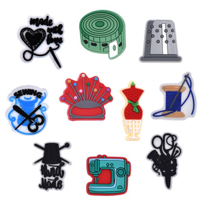 Kids Shoe Decorations <strong>Needle</strong> <strong>Thread</strong> Sewing Accessories PVC Stitching Needlework Sewing Machine Shoe Charms for Clogs - Product Image 2