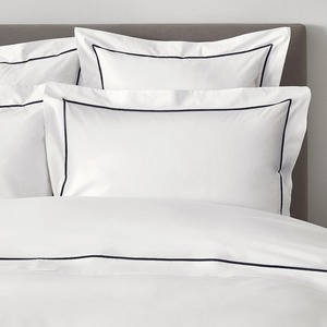 Lenzuolo matrimoniale SANHOO ritz-uu Hotel 500TC set copripiumino 100% lenzuola di lusso in cotone bianco Twin Size - Product Image 3