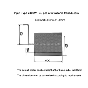 Input paket transduser ultrasonik celup sistem pelat bergetar <span class=keywords><strong>ultrasound</strong></span> pembersih industri 2400W 28/40Khz dapat disesuaikan - Product Image 6