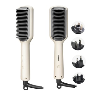 Electric Brush Hair Straightener Comb Hair Straightening Comb Brush for Women - Product Image 1