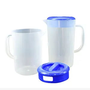 Restaurants&Hotels water carafe with Lid 1.8L Water Jug Plastic Pitcher