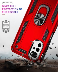 Anti-drop 360 Fing Ring Holder cavalletto posteriore custodie antiurto per Motorola Moto G22 G52 G51 G41 <span class=keywords><strong>G31</strong></span> - Product Image 3