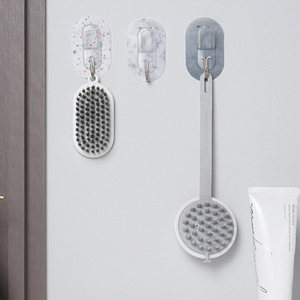 304 Stainless Steel Metal <b>Hook</b> Double <b>Hook</b> Adhesive <b>Hook</b> Bathroom <b>Towel</b> <b>Hook</b> Clothes <b>Hook</b> - Product Image 5