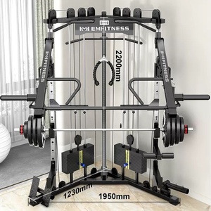 Máquina Multifuncional de <span class=keywords><strong>Gimnasio</strong></span> en <span class=keywords><strong>Casa</strong></span> con Cable Cruzado y Soporte para Sentadillas, para Polea Alta, Remo Bajo, Ejercicios de Pecho y Entrenamiento de Cuerpo Completo - Product Image 4