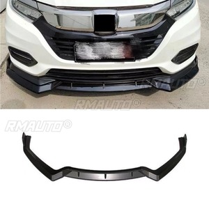 For Honda VEZEL XR-V 2019-2021 Car Front Bumper Lip <b>Splitter</b> Diffuser Spoiler Body Kit Gloss Black Bumper Lip Modification Part - Product Image 2