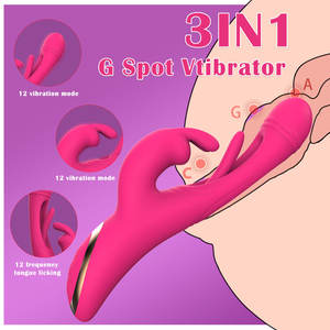 Водонепроницаемые женские игрушки для взрослых: вибраторы-кролики с клиторальной стимуляцией, водонепроницаемые дилдо для женщин - Product Image 2