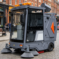 Nouvelle machine de nettoyage de voirie industrielle à propulsion électrique, à batterie, avec ramassage magnétique, à aimants permanents, pour extérieur, entièrement fermée
