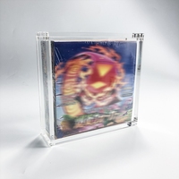 Vente en gros de boîte de rappel japonaise transparente en acrylique personnalisée serrure magnétique pour écarlate et violet première édition boîte non ouverte