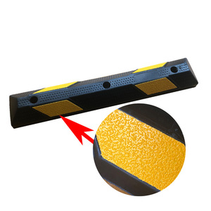 แผ่นยางกั้นล้อ 900x150x100 มม. สูง 10 ซม. สำหรับจอดรถและป้องกันการถอยหลัง - Product Image 2