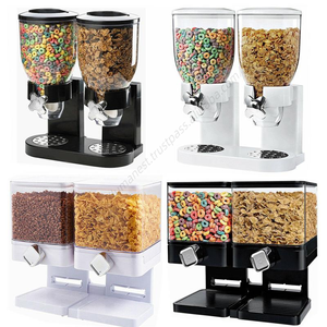 Ofertas al por mayor de dispensadores dobles de cereales y recipientes para almacenamiento de alimentos secos para cocina - Product Image 6