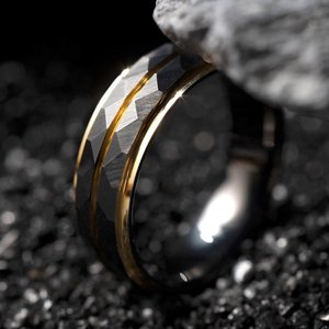 Мужское кольцо из карбида вольфрама, 8 мм - Product Image 1
