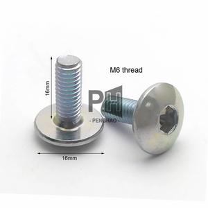 M6 skuter motor Sliver ATV Moped plastik penutup baut sekrup dan U jenis klip dengan mur 6mm M6X16 12 20 25 mm mur pegas klip - Product Image 6