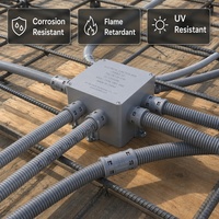 Raccord non métallique homologué ETL CETL, raccord à clipser ENT, de 1/2 à 2 pouces, tube PVC Smurf, tube électrique, raccords ENT pour tuyau ENT
