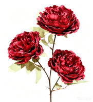 Bunga Sutra Peony Persik Besar Buatan Berkualitas Tinggi, Tangkai Bunga Dekoratif untuk Ruang Tamu/Pernikahan, Latar Belakang Pesta