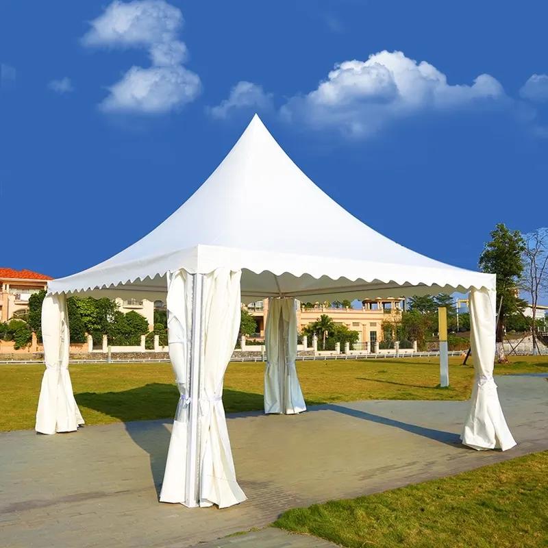 YC-188-03G लोकप्रिय आउटडोर यूरोपीय शादी की घटनाओं के लिए फोटो स्टूडियो बड़े शिखर तम्बू बिक्री