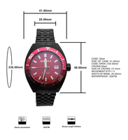 Hochwertige Luxus Original Marke NH35 Herren Automatik-Armbanduhr Edelstahl Mechanische Uhren
