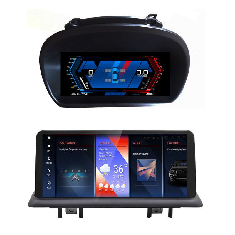 Qualcomm 680 Carplay Android AUTO с GPS навигацией Android 14 для BMW 1 серии E87 116i E81 E82 E88 с цифровой кластером
