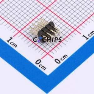 HC-PZ127-7.2L-2x4PZ Pin Header Through hole Component (THT),P=1.27mm Connector 2x4P 1.27mm 1.27mm Pin Header - Product Image 1