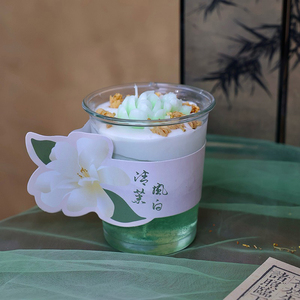 Osmanthus ถ้วยแก้วดอกบัวของขวัญสร้างบรรยากาศกล่องน้ำหอ<span class=keywords><strong>ม</strong></span>ตาบอดขายส่งเทียนจัดแต่งทรงผมที่สร้างสรรค์ - Product Image 3