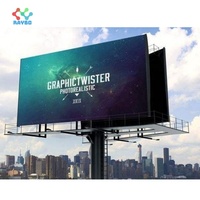 Pantalla LED HD para Exteriores RAYBO, 3D sin Gafas, Pantalla Digital LED Impermeable para Publicidad en la Costa