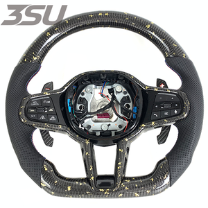 <span class=keywords><strong>Volante</strong></span> de Fibra de Carbono Forjado con Levas de Cambio Magnéticas, Compatible con <span class=keywords><strong>BMW</strong></span> X6 X3 X4 X5 Serie F Serie G, Piezas Automotrices - Product Image 1
