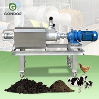Déshydrateur de boue d'eau de 1000 kg pour bouse d'animaux, fumier de poulet, presse à vis pliée