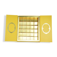 Coffrets cadeaux de haute qualité à double porte Luxe sur mesure conception personnalisée logo imprimé directement le fournisseur miroir creux estampage à chaud