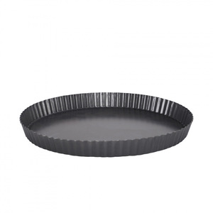Moule à tarte rond antiadhésif à fond amovible, bord chrysanthème, 22cm 24cm 26cm 28cm 30cm, en acier carbone, pour tarte aux fruits - Product Image 1