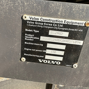 Excavatrice d'occasion de haute qualité 24 tonnes Volvo 240 Excavateurs Volvo 200b de 20 tonnes à vendre - Product Image 6