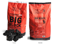 Sac de charbon de papier kraft multicouche écologique Sac d'emballage de charbon