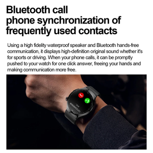 Tk26 Sức Khỏe Smartwatch Người Đàn Ông ECG Heart Rate Monitor 1.43 'AMOLED Màn Hình Sạc Không Dây IP67 <span class=keywords><strong>Android</strong></span> Thông Minh Tay Đồng Hồ Vòng Đeo Tay - Product Image 4