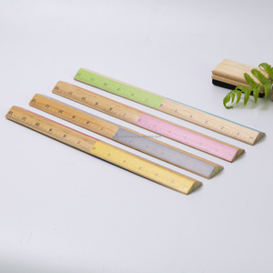 Personalizzato 12 pollici 30cm ingegnere scala righello triangolare in <span class=keywords><strong>legno</strong></span> strumento di disegno ingegnere Standard disegno righello di <span class=keywords><strong>legno</strong></span> - Product Image 6