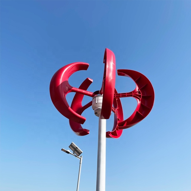 Small Wind Turbine Vertical Solar Wind Power Generation 1000w Wind Power Generator for Home