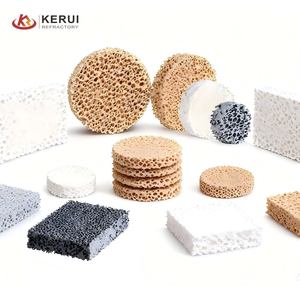 Láminas de Filtro de Espuma Cerámica KETUI, Pantallas de Purificación para Aleaciones de Aluminio/Hierro Fundido/<span class=keywords><strong>Acero</strong></span> Inoxidable - Product Image 1