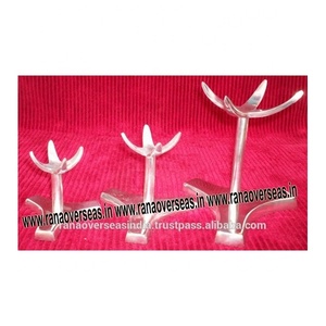 อลูมิเนียมโลหะยืนแสดงสำหรับชาม,ลูก,คริสตัล,แร่ธาตุตัวอย่าง Apophyllite ยืน - Product Image 1