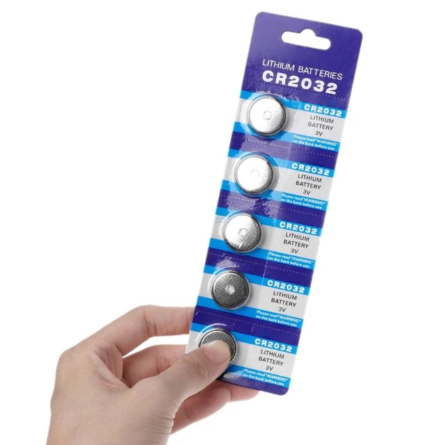 5PCS Button Battery CR2032 3V Lithium Battery for Watch Toy Calculator Car Remote Control Button Coin Cell