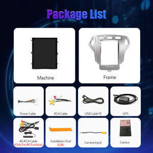 Nouveau Design Radio multimédia 9.7 pouces lecteur vidéo de voiture pour <span class=keywords><strong>Ford</strong></span> 2007-2010 <span class=keywords><strong>Mondeo</strong></span> (argent) avec <span class=keywords><strong>GPS</strong></span> WIFI 4G Android grand écran - Product Image 3