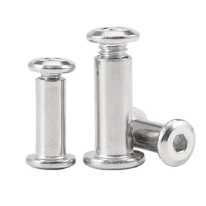 Écrous à douille hexagonale en acier inoxydable poli galvanisé, écrous cylindriques zingués à fond frais pour l'exploitation minière et le traitement de l'eau - Product Image 3