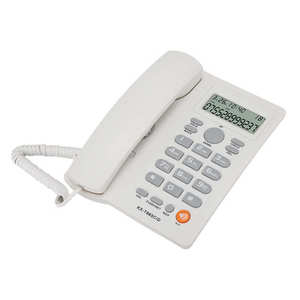 <span class=keywords><strong>Téléphone</strong></span> fixe avec identification de l'appelant, appel mains libres, numérotation rapide, <span class=keywords><strong>téléphone</strong></span> fixe filaire de bureau pour la maison, l'hôtel, le bureau - Product Image 5